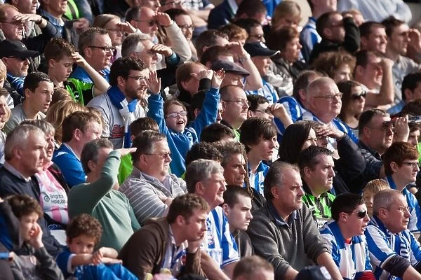 Brighton & Hove Albion Fans Unwavering Support at Nottingham Forest Championship Match, March 24, 2012