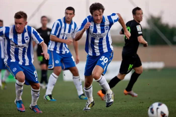 Framed Print : Brighton & Hove Albion FC: 2012-13 Pre-Season Training with Cordoba Framed Print : Brighton & Hove Albion FC: 2012-13 Pre-Season Training with Cordoba
