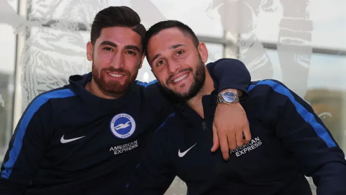 Framed Print : Brighton & Hove Albion FC: 2018 Player Signing Event - Autograph Session with the Team Framed Print : Brighton & Hove Albion FC: 2018 Player Signing Event - Autograph Session with the Team