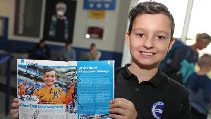 Framed Print : Brighton & Hove Albion FC: 2018 Player Signing Event - Autograph Session with the Team Framed Print : Brighton & Hove Albion FC: 2018 Player Signing Event - Autograph Session with the Team