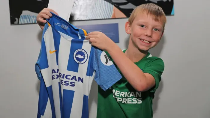 Framed Print : Brighton & Hove Albion FC: 2018 Player Signing Session - Meet & Greet with the Team