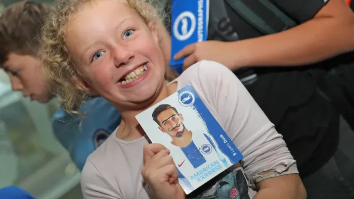 Framed Print : Brighton & Hove Albion FC: 2018 Player Signing Session - Meet and Greet with the Team Framed Print : Brighton & Hove Albion FC: 2018 Player Signing Session - Meet and Greet with the Team