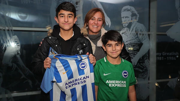 Brighton & Hove Albion FC: 2019 / 20 Season - Neal Maupay, Dale Stephens, Aaron Connolly, and Adam Webster's Player Signing Session at Amex Stadium