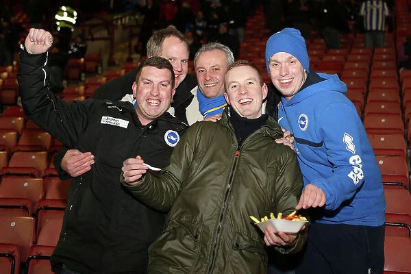 Brighton and Hove Albion FC: Away Days 2012-13 - Fan Crowd Shots