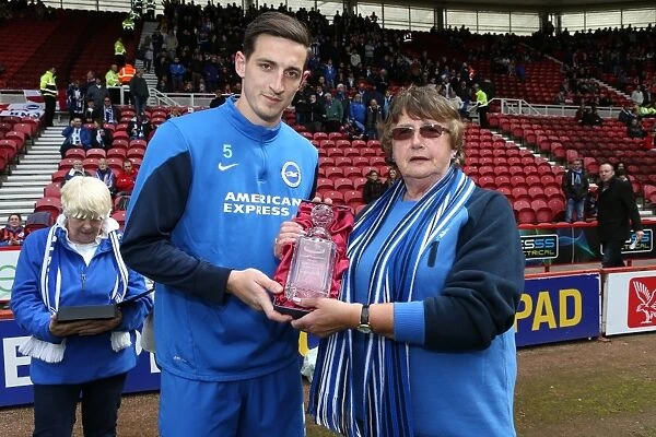 Brighton and Hove Albion FC: Away Fans Celebrate Player of the Season Awards (May 2015)