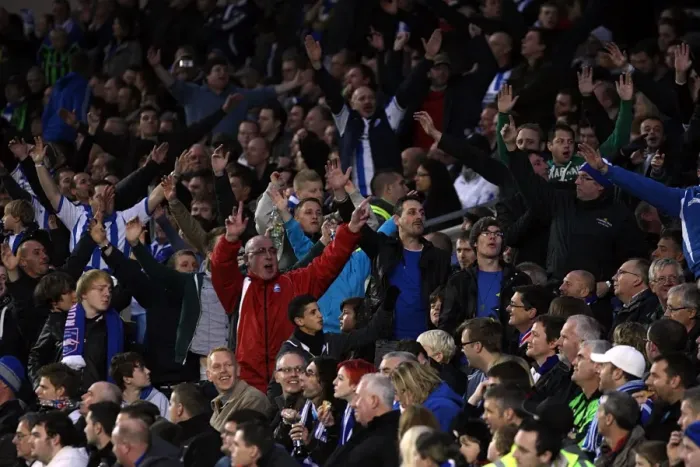 Framed Print : Brighton & Hove Albion FC: Electric Atmosphere at The Amex (2011-12) - Crowd Shots Framed Print : Brighton & Hove Albion FC: Electric Atmosphere at The Amex (2011-12) - Crowd Shots