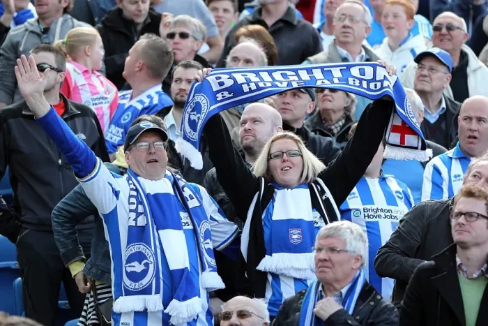 Framed Print : Brighton & Hove Albion FC: Electric Atmosphere at The Amex (2012-2013) - Crowd Shots Framed Print : Brighton & Hove Albion FC: Electric Atmosphere at The Amex (2012-2013) - Crowd Shots