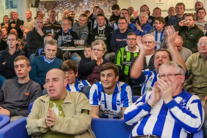 Framed Print : Brighton & Hove Albion FC: The Electric Atmosphere of Amex Stadium (2012-2013) - Crowd Shots Framed Print : Brighton & Hove Albion FC: The Electric Atmosphere of Amex Stadium (2012-2013) - Crowd Shots
