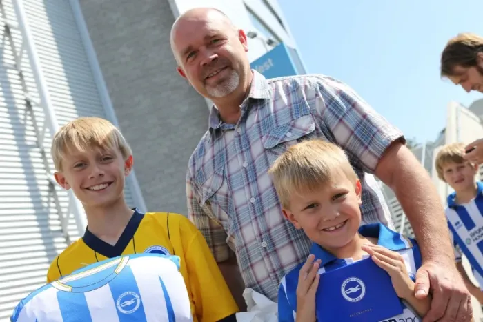 Framed Print : Brighton & Hove Albion FC: Fan Interaction - September 2013 Club Shop Signing Event: Crowd Shots Framed Print : Brighton & Hove Albion FC: Fan Interaction - September 2013 Club Shop Signing Event: Crowd Shots