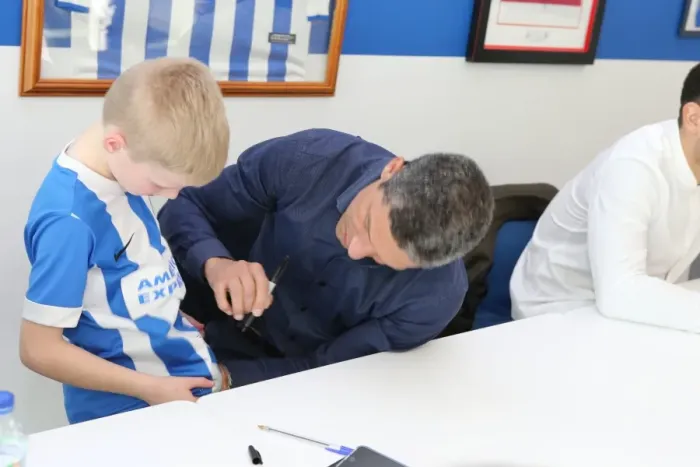 Framed Print : Brighton & Hove Albion FC: Meet and Greet with Chris Hughton, Colin Calderwood, Leon Best, and Christian Walton (17FEB15) Framed Print : Brighton & Hove Albion FC: Meet and Greet with Chris Hughton, Colin Calderwood, Leon Best, and Christian Walton (17FEB15)