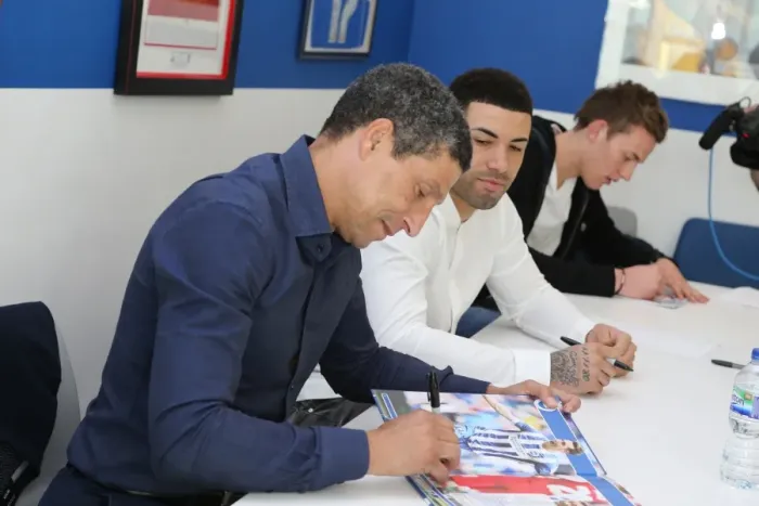 Framed Print : Brighton & Hove Albion FC: Meet and Greet with Chris Hughton, Colin Calderwood, Leon Best, and Christian Walton (17FEB15) Framed Print : Brighton & Hove Albion FC: Meet and Greet with Chris Hughton, Colin Calderwood, Leon Best, and Christian Walton (17FEB15)