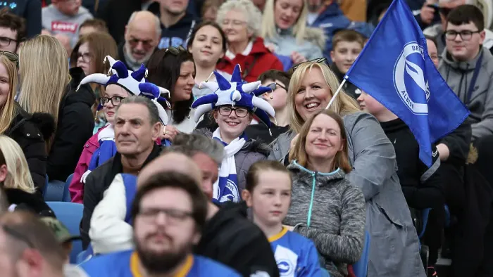 Framed Print : Brighton & Hove Albion FC: Open Training Session at American Express Community Stadium (April 11, 2023)