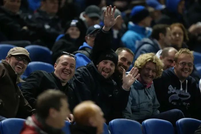 Framed Print : Brighton and Hove Albion FC: Passionate Fans in Action during the Sky Bet Championship Match vs. Wigan Athletic (November 2014) Framed Print : Brighton and Hove Albion FC: Passionate Fans in Action during the Sky Bet Championship Match vs. Wigan Athletic (November 2014)