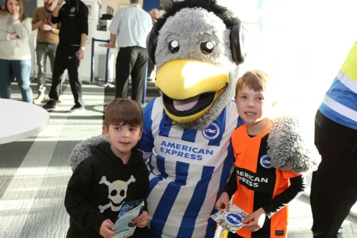Framed Print : Brighton & Hove Albion FC: Players Chris Hughton, Colin Calderwood, Leon Best, and Christian Walton Sign Autographs at American Express Community Stadium (February 2015) Framed Print : Brighton & Hove Albion FC: Players Chris Hughton, Colin Calderwood, Leon Best, and Christian Walton Sign Autographs at American Express Community Stadium (February 2015)
