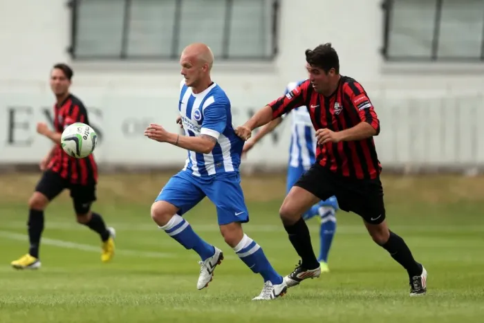 Framed Print : Brighton & Hove Albion FC: Pre-Season Training July 2014