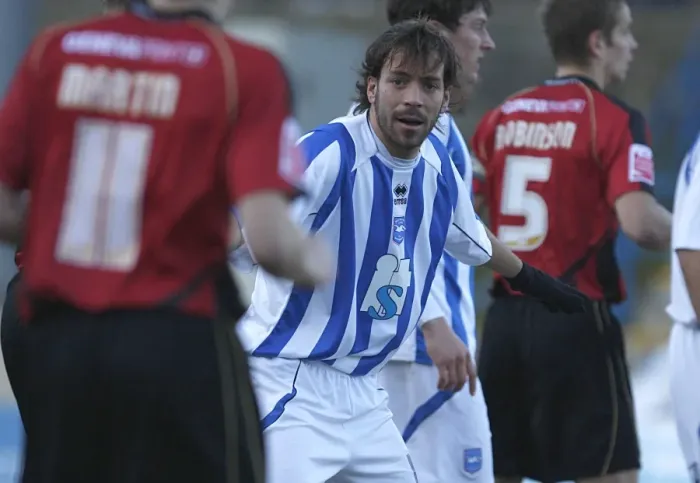 Framed Print : Brighton and Hove Albion FC: A Tribute to Inigo Calderon - A Seagulls Legend Framed Print : Brighton and Hove Albion FC: A Tribute to Inigo Calderon - A Seagulls Legend