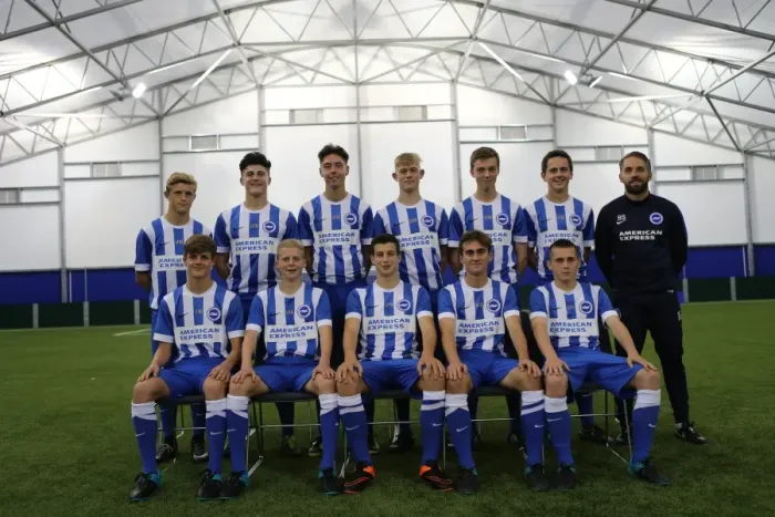 Framed Print : Brighton & Hove Albion FC U16 Academy Team: 2015-16 Annual Photo