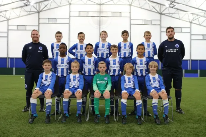 Framed Print : Brighton & Hove Albion FC U9 Academy Team - Season 2015-16: Thumbs Up Thursday