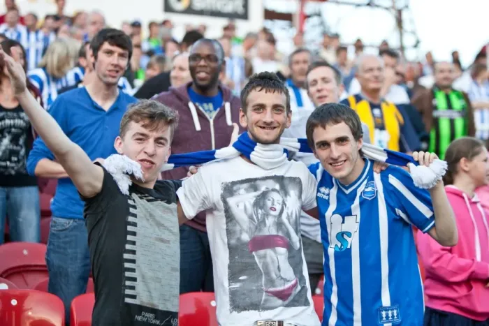 Framed Print : Brighton and Hove Albion FC: Unforgettable Away Days 2012-13 - Electric Fan Crowd Moments Framed Print : Brighton and Hove Albion FC: Unforgettable Away Days 2012-13 - Electric Fan Crowd Moments