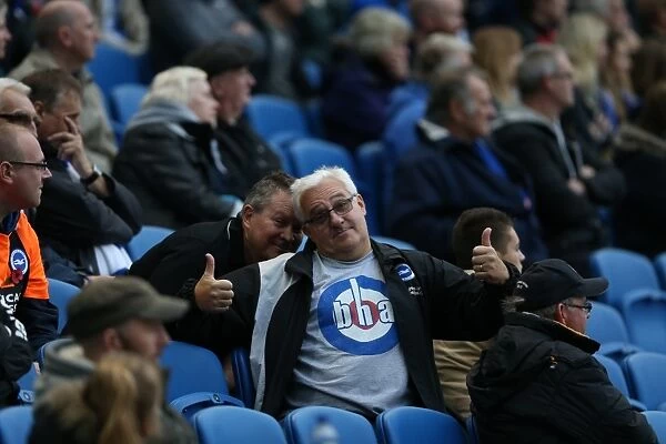 Brighton and Hove Albion FC: Unwavering Fan Support Against Wigan Athletic in Sky Bet Championship (8 November 2014)