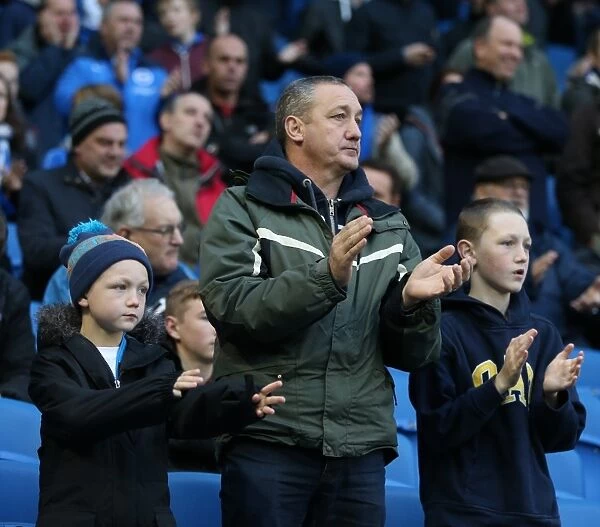 Brighton and Hove Albion FC: Unwavering Fan Support vs. Wigan Athletic (Sky Bet Championship, 8 November 2014)