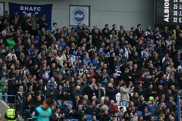 Brighton and Hove Albion FC: Unwavering Support Against Wigan Athletic in Sky Bet Championship (8 November 2014)