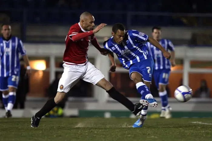 Framed Print : Brighton & Hove Albion FC vs FC United of Manchester (Away): Season 2010-11 Framed Print : Brighton & Hove Albion FC vs FC United of Manchester (Away): Season 2010-11