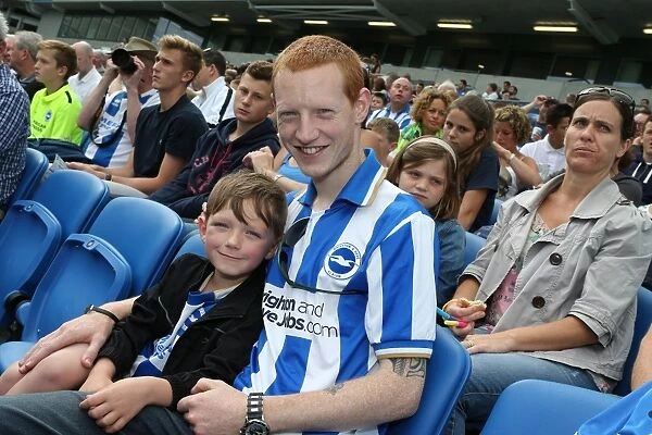 Brighton & Hove Albion FC: Young Seagulls Open Training Session - Fans Gather for a Glimpse (31st July 2015)