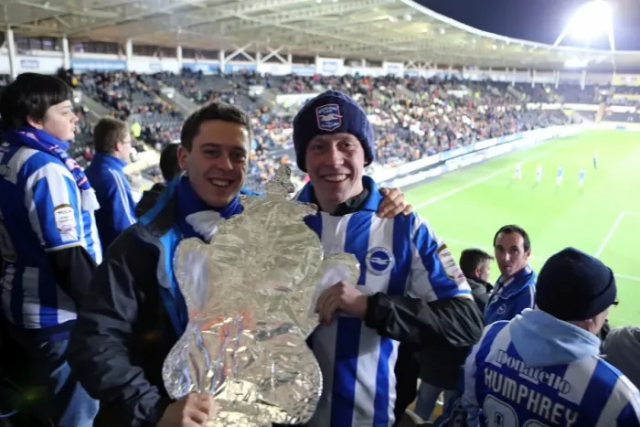 Framed Print : Brighton & Hove Albion at Hull City (Away Game), February 24, 2014