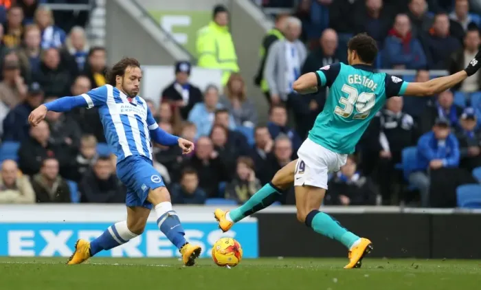 Framed Print : Brighton & Hove Albion: Inigo Calderon in Action against Wigan Athletic (Nov 2014) Framed Print : Brighton & Hove Albion: Inigo Calderon in Action against Wigan Athletic (Nov 2014)