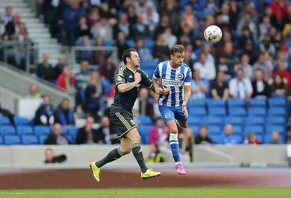 Brighton & Hove Albion: Joe Bennett Clears Ball Amidst Middlesbrough Threats (18OCT14)