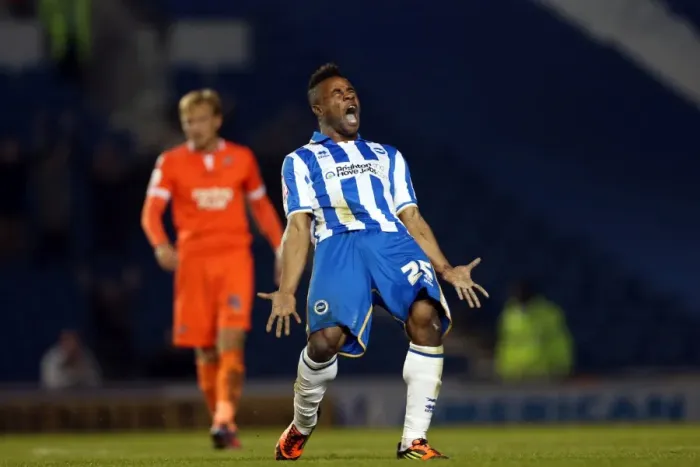 Framed Print : Brighton & Hove Albion: Kazenga LuaLua in Action Framed Print : Brighton & Hove Albion: Kazenga LuaLua in Action