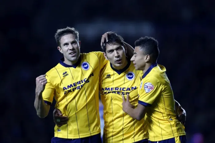 Framed Print : Brighton & Hove Albion at Leicester City (Away), 08 / 04 / 14
