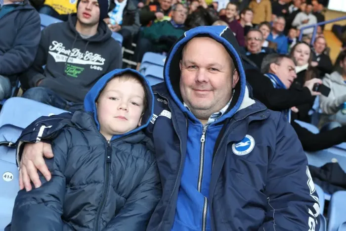 Framed Print : Brighton & Hove Albion at Leicester City (Away Game), April 8, 2014 Framed Print : Brighton & Hove Albion at Leicester City (Away Game), April 8, 2014