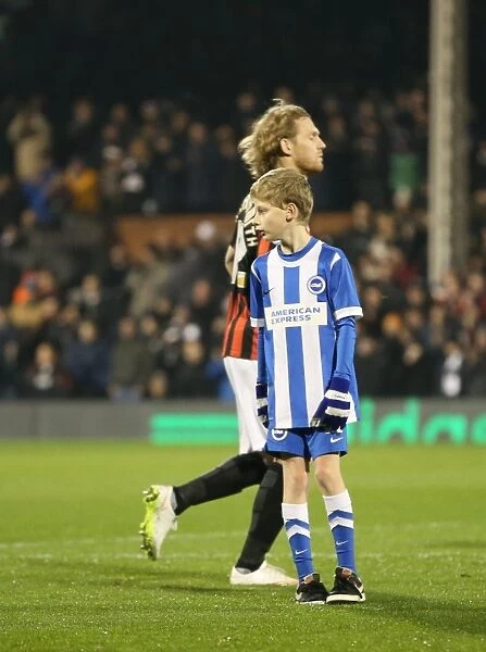 Brighton & Hove Albion Mascot at Fulham's Craven Cottage during Sky Bet Championship Match (29DEC14)