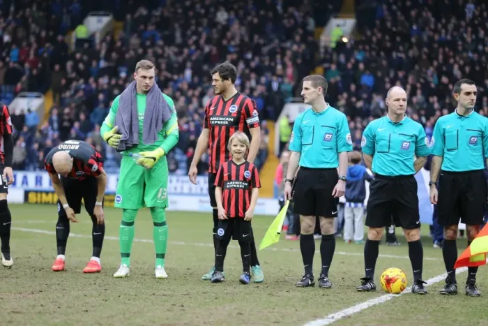 Framed Print : Brighton & Hove Albion Mascot at Sheffield Wednesday's Hillsborough Stadium during Sky Bet Championship Match (14 February 2015) Framed Print : Brighton & Hove Albion Mascot at Sheffield Wednesday's Hillsborough Stadium during Sky Bet Championship Match (14 February 2015)