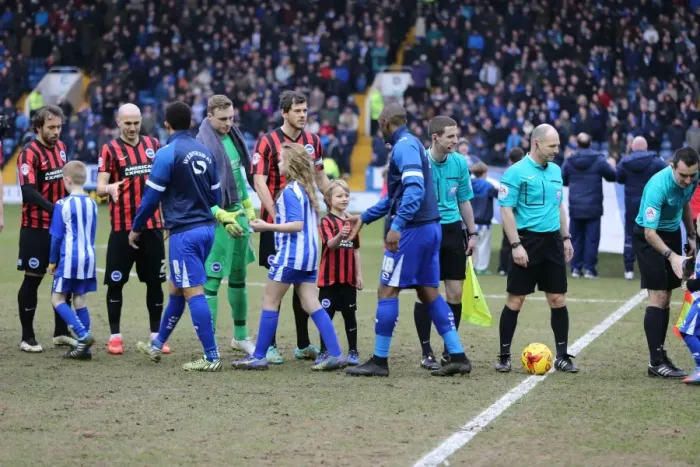 Framed Print : Brighton & Hove Albion Mascot at Sheffield Wednesday's Hillsborough Stadium during Sky Bet Championship Match, 14 February 2015