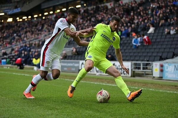 Brighton and Hove Albion Take on MK Dons in Championship Clash (19MAR16)