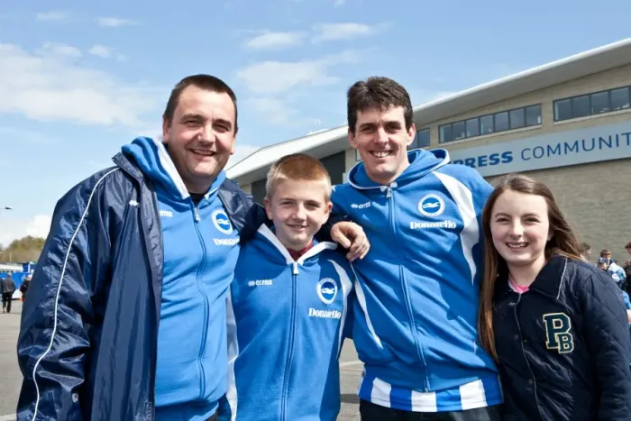 Framed Print : Brighton & Hove Albion: Nostalgic Home Game vs. Birmingham City (21-04-2012) - 2011-12 Season Framed Print : Brighton & Hove Albion: Nostalgic Home Game vs. Birmingham City (21-04-2012) - 2011-12 Season