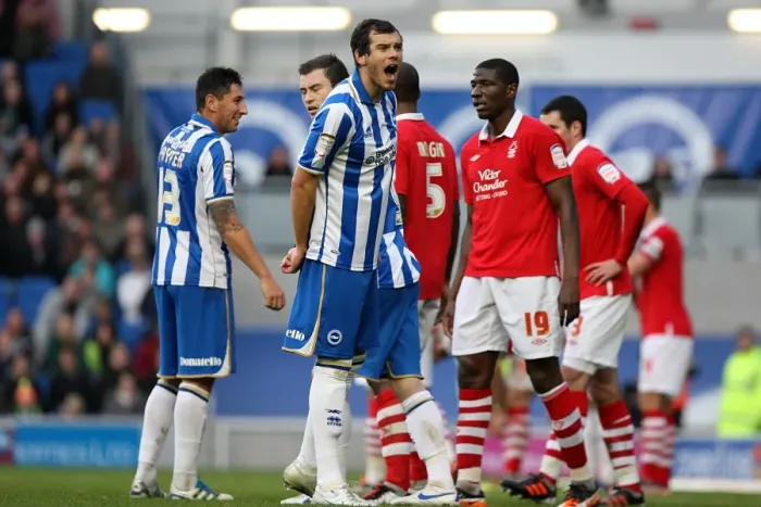 Framed Print : Brighton & Hove Albion: Nostalgic Review of the 2011-12 Home Game Against Nottingham Forest (3-12-2011) Framed Print : Brighton & Hove Albion: Nostalgic Review of the 2011-12 Home Game Against Nottingham Forest (3-12-2011)