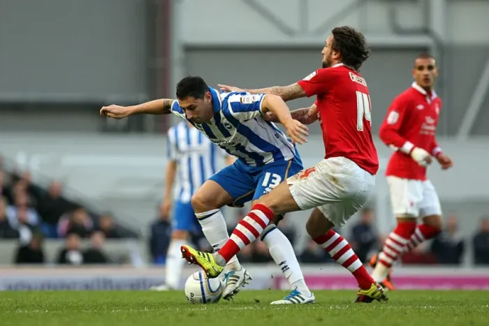 Framed Print : Brighton & Hove Albion: Nostalgic Review - 2011-12 Home Game vs. Nottingham Forest