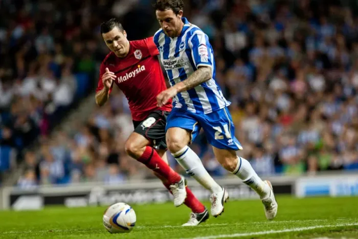 Framed Print : Brighton & Hove Albion: Nostalgic Review of the 2012-13 Home Game Against Cardiff City Framed Print : Brighton & Hove Albion: Nostalgic Review of the 2012-13 Home Game Against Cardiff City