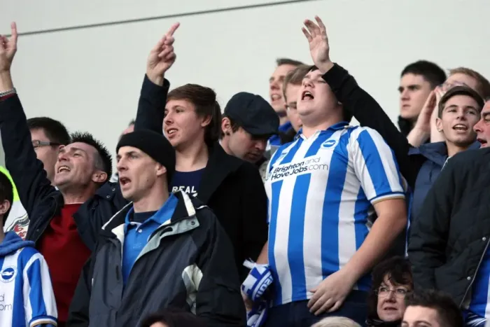Framed Print : Brighton & Hove Albion: Nostalgic Revisit to the 2011-12 FA Cup Home Game against Wrexham