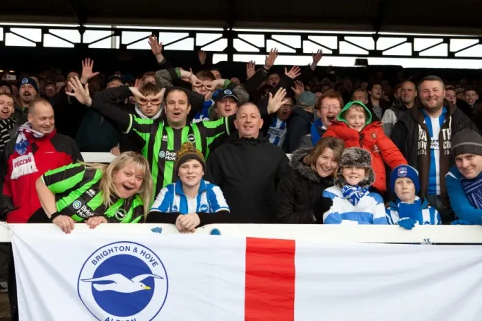 Framed Print : Brighton & Hove Albion at Peterborough United (2011-12 Season): A Glance at an Away Game Framed Print : Brighton & Hove Albion at Peterborough United (2011-12 Season): A Glance at an Away Game