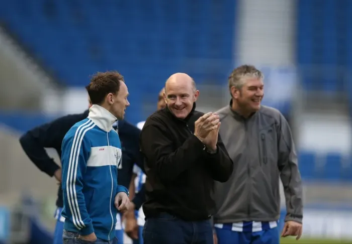 Framed Print : Brighton & Hove Albion: Play on the Pitch - 29 April 2015 (EVE)