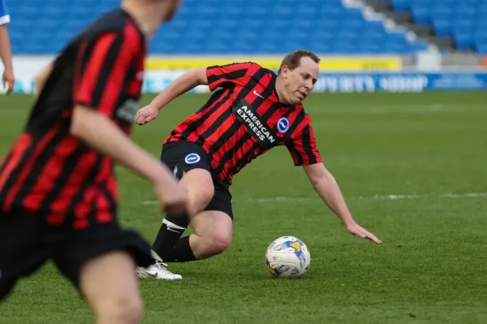 Framed Print : Brighton & Hove Albion: Play on the Pitch - 30 April 2015 (Easter Event)