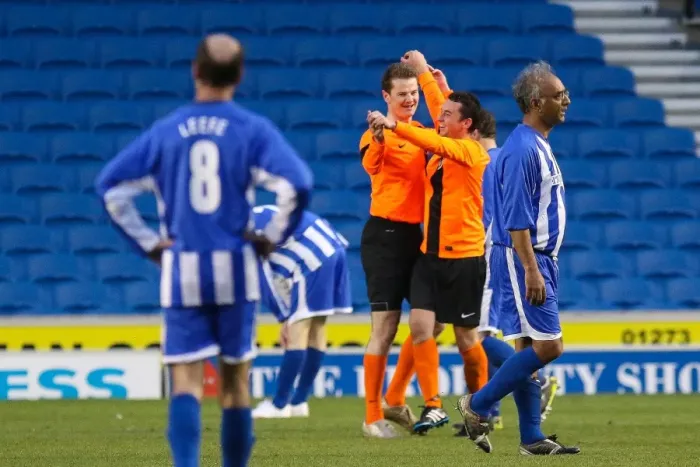 Framed Print : Brighton & Hove Albion: Play on the Pitch - May 1, 2015 Framed Print : Brighton & Hove Albion: Play on the Pitch - May 1, 2015