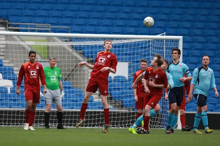 Framed Print : Brighton & Hove Albion: Ten Players in Action (May 1, 2015)