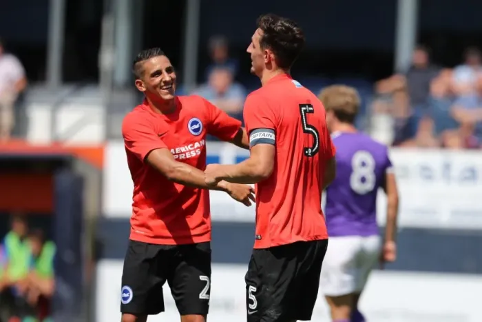 Framed Print : Brighton and Hove Albion Pre-season Challenge: Luton Town vs. Brighton (23JUL16) Framed Print : Brighton and Hove Albion Pre-season Challenge: Luton Town vs. Brighton (23JUL16)