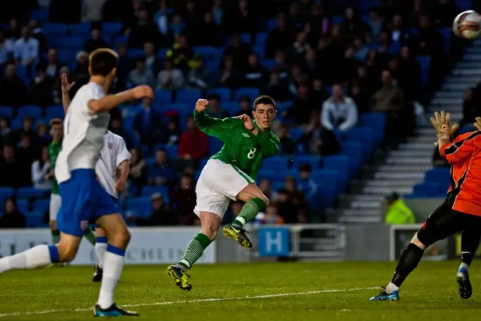 Framed Print : Brighton & Hove Albion U18s vs Ireland U18s (2012): A Look Back at the 11-12 Season Home Game Framed Print : Brighton & Hove Albion U18s vs Ireland U18s (2012): A Look Back at the 11-12 Season Home Game